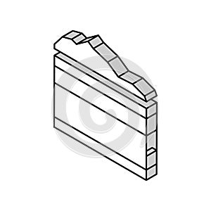 lithosphere ecosystem isometric icon vector illustration photo