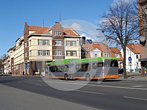 Lithuania. H. Manto Street in Klaipeda photo