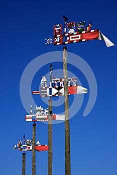 Lithuania Klaipeda colorful weather-vane photo