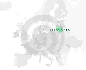 Lithuania Location Map