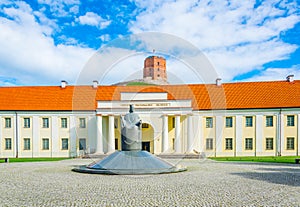 The Lithuania National Museum under the Gediminas hill in Vilnius,Lithuania...IMAGE