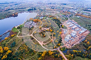 Lithuania Vilnius Pilaite district from above