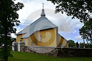 Lithuanian architectural monuments - DeguÄiai St. Vincent Ferrer Church.