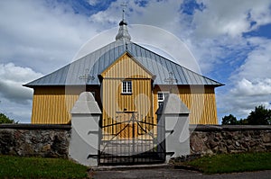 Lithuanian architectural monuments - DeguÄiai St. Vincent Ferrer Church.