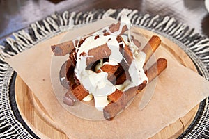 Lithuanian Fried Bread With Garlic