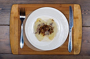 Lithuanian meal Cepelinai