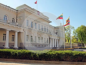 Lithuanian president palace in Vilnius