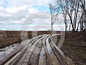 Lithuanian spring landscape