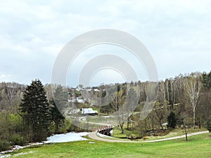 Lithuanian spring landscape