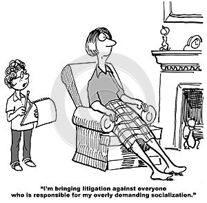 Litigation for Over Socialization