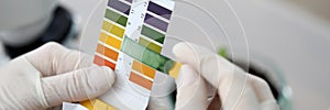 Litmus paper shows acidity, chemical analysis