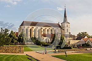 LITOMYSL, CZECH REPUBLIC - AUGUST 17, 2020: Church of the Exaltation of the Holy Cross (Kostel Povyseni svateho