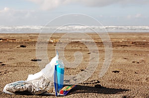 Litter on the Beach