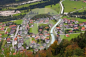 Little alpine town Wallgau