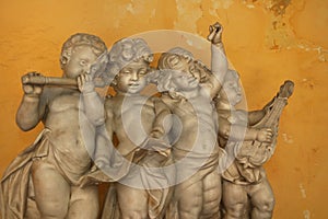 Little angels playing music