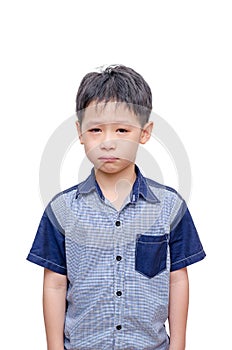 Little Asian boy crying