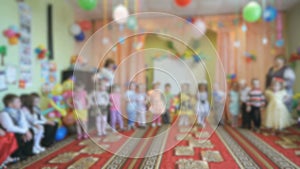 Little babies dancing at the nursery