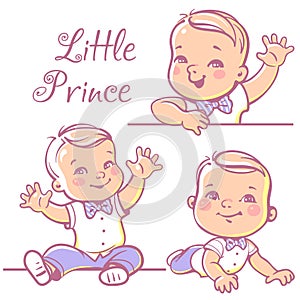 Little baby boy set.