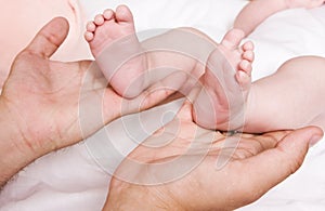 Little baby foots photo