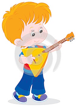 Little balalaika player