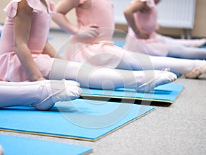 Little ballerina pulled socks