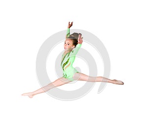 Little ballet dancer jump