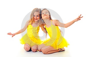 Little ballet dancers