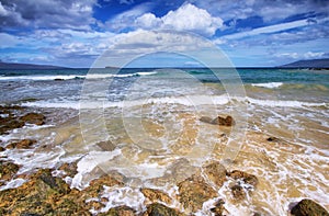 Little beach of Makena beach State park,