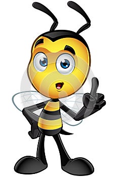 Little Bee Character - Having An Idea