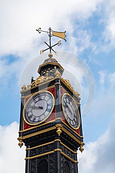 Little Ben Clock close-up, London, England