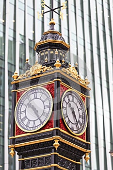 Little Ben on Victoria Street, Westminster, London, United Kingdom