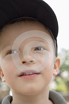 Little Boy in Baseball Cap