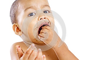 Little Boy With Cake