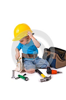 Little Boy Construction Worker