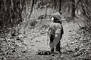 Little Boy Lost In a Forest