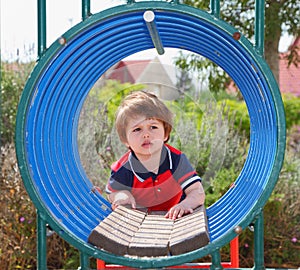 Little boy on the playground