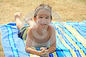 Little Boy at the Pool