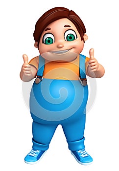 Little Boy with thums up pose