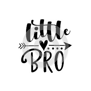 Little BRO - text with arrow symbol