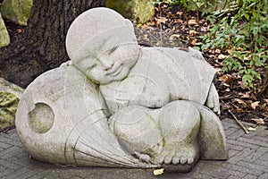 Little Buddha, Chinese Garden of Friendship, Darling Harbour, Sydney, New South Wales, Australia photo