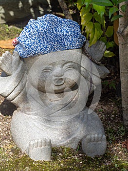 Little Buddha statue at DaishÅ-in temple, Japan