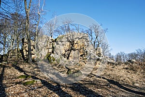 Scenérie Malých Karpat, Slovensko, sezónní přírodní scenérie