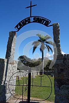Cementery of Fortress santa tereza, uruguay photo