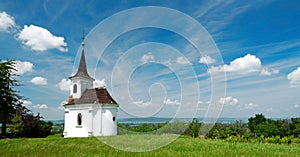 Little chapel in Balatonlelle at Lake Balaton