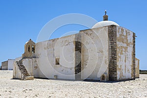 Little chapel of Fortaleza de Sagres in Portugal