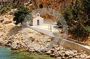 A Little Chapel by the Sea - Santorini
