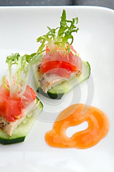 Little Chicken salad Hors d'oeuvres