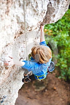 Little child climber