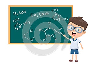 Little Children Studying Chemisty Class