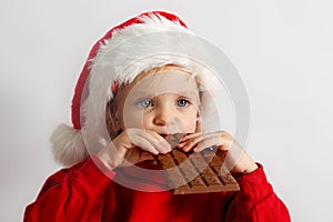 Little chocolate Santa